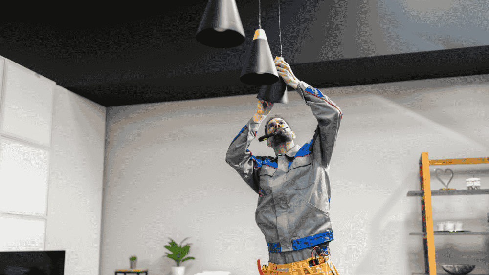 interior lighting installation